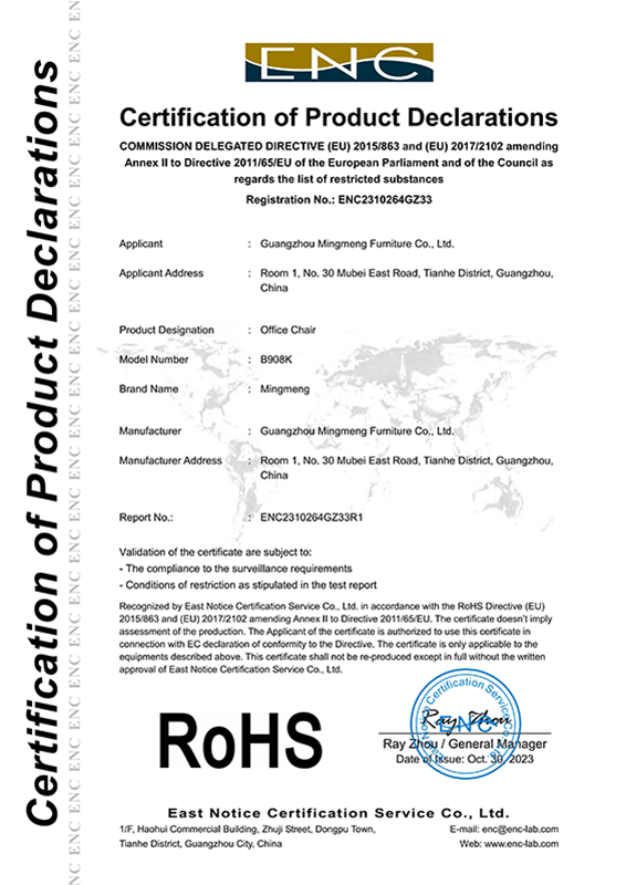 Certification of Product Declarations