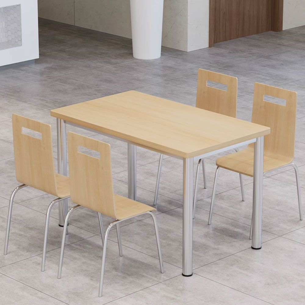 Canteen table for 4 person set