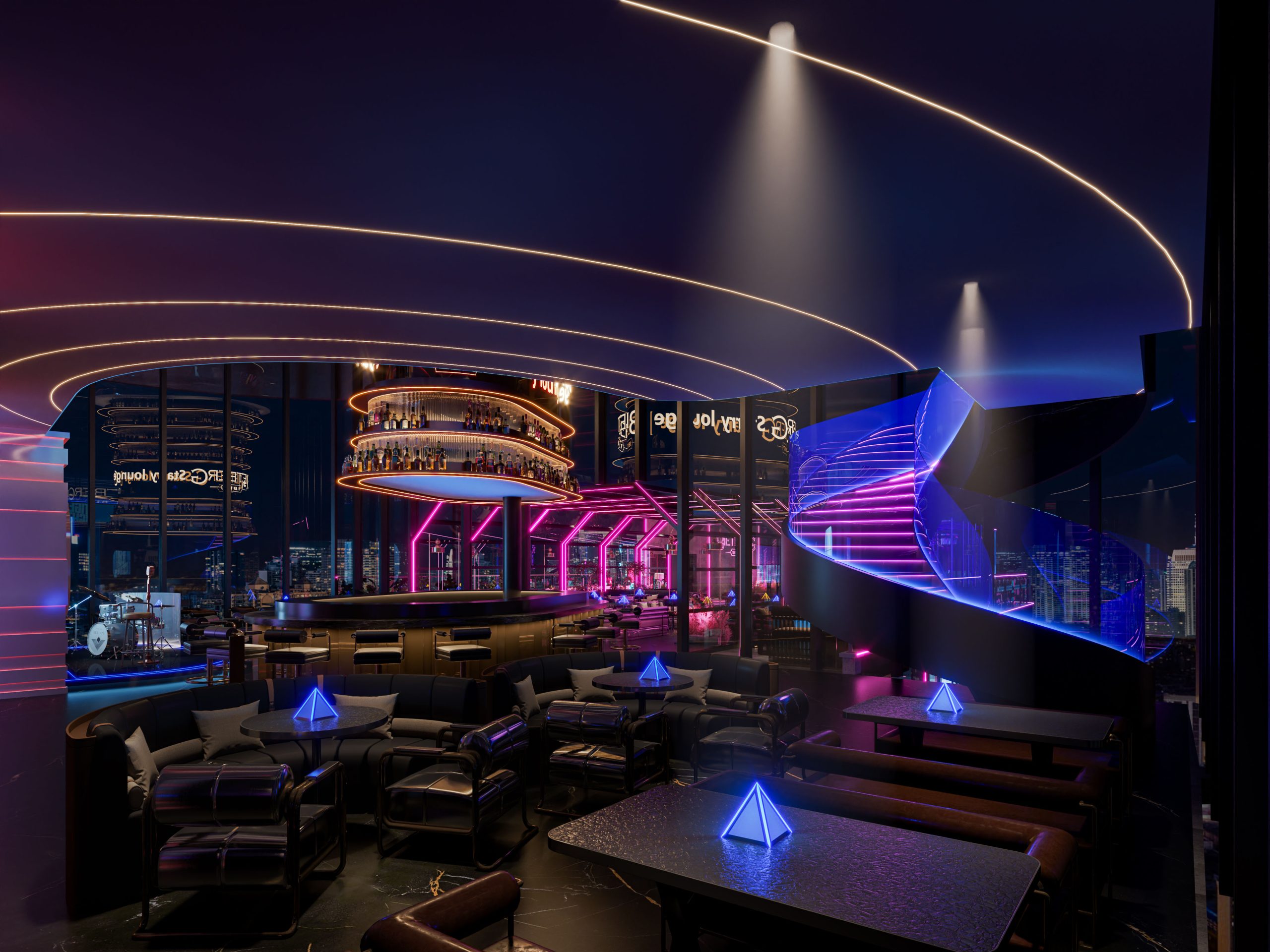 From Vision to Vibe: How Mingmeng Delivered Custom Bar Furniture for a Landmark Rooftop Lounge in Los Angeles4