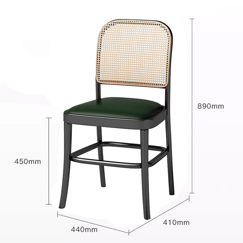 Vintage Rattan Back Restaurant Chair2 Rattan restaurant Chair Dimensions