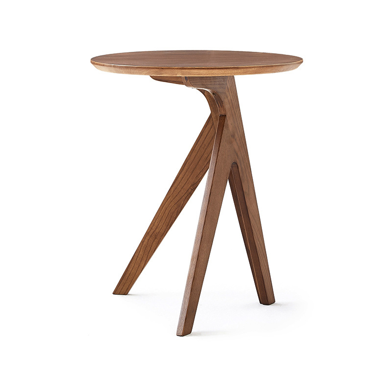 Scandinavian Solid Wood Side Table
