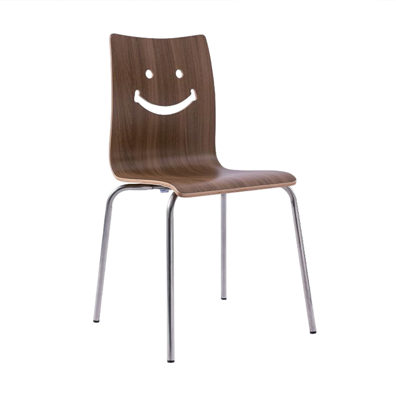 Smile Backrest Plywood Canteen Chair